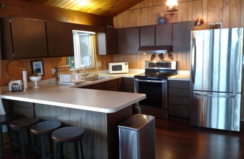 Honey Creek Cabin | Lake house in Kettle Moraine Forest with fabulous sunset views-min monthly