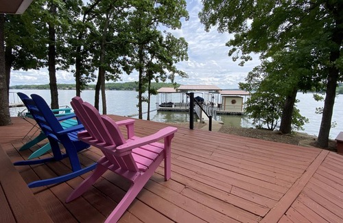 Sunrise Beach House | Lake House with Gorgeous Views and Huge Dock - 5 Stairs to the Dock!