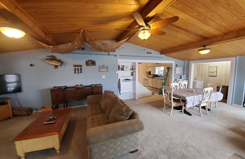 Rocky Mount House | Lake House with Multiple Decks and Large Swim Platform on Private Dock