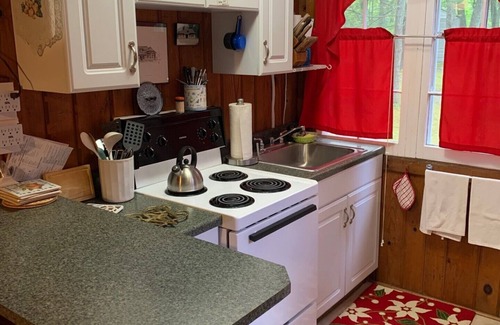Oscoda Cottage | Lake Huron access wooded 2-bedroom cottage with WiFi in charming Oscoda
