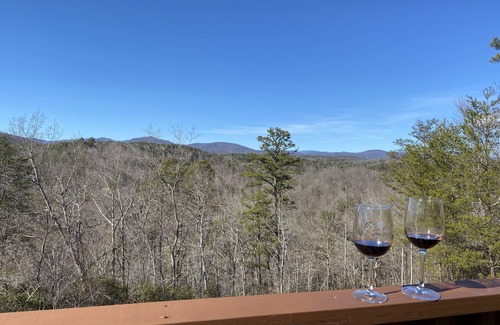 Rutherfordton House | Lake Lure Area Mountain Creek Lodge on 30 acres with private pristine river!