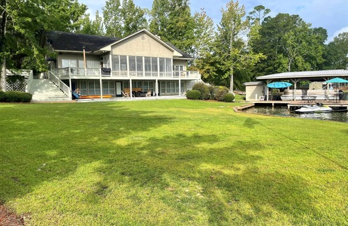 Little Kowaliga House | Lake Martin Waterfront, Level Yard, Great Views, Boat Dock, 1 Hour From Auburn