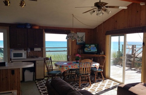 Montague Cottage | LAKE MICHIGAN BEACHFRONT! PRIVATE BEACHFRONT! DISCOUNTED SEASONAL RATES