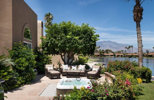 Rancho Mirage House | Lake & Mountain Views, 5 Star Amenities Inside & Out, Sports, Dine & Shop Nearby