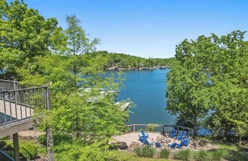 Gravois Mills House | Lake of the Ozarks Luxury Waterfront Home: 5 BR with Private Dock and Open Slip