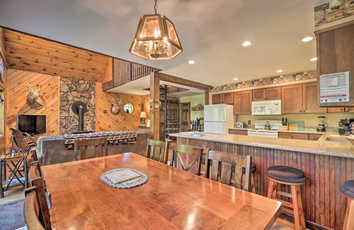 Lake Placid House | Lake Placid Chalet: Deck & Forest Views!