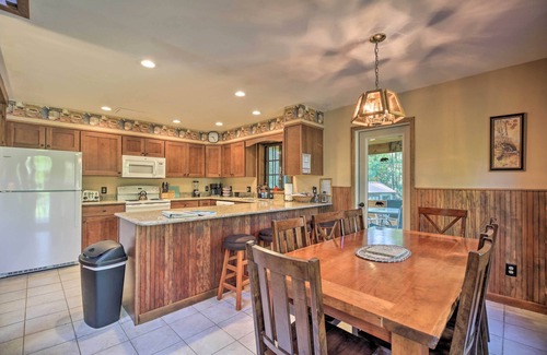 Lake Placid House | Lake Placid Chalet: Deck & Forest Views!