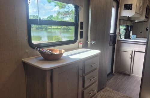 Northside House | Lake side - 2022 50amp RV for Rent inside Crosslake RV Park