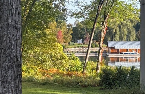 Lake George Condo | Lake side condo - ski hike beach pool dock options tennis and pickle ball