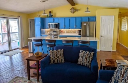 Moneta House | LAKE TIME: Pet friendly, beautifully furnished classic lake home with gentle lot, deep water, and mountain view. Ping ping, foosball and kayaks included.