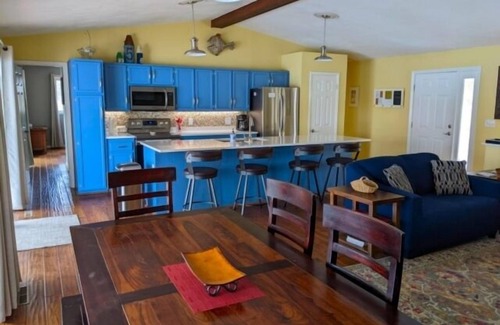 Moneta House | LAKE TIME: Pet friendly, beautifully furnished classic lake home with gentle lot, deep water, and mountain view. Ping ping, foosball and kayaks included.