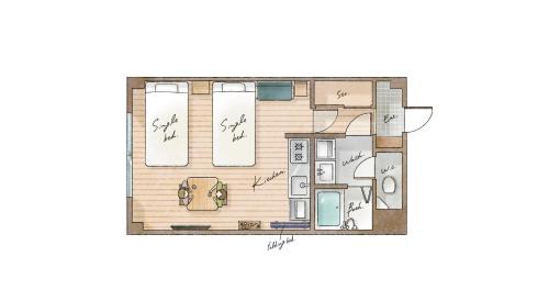 Toyako Apartment | Lake Toya BLDG 2F-3F レイクトーヤビルディング 2F-3F