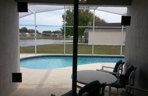 Clear Creek Villa | Lake view Home/Private Pool/Free WiFi near Disney World