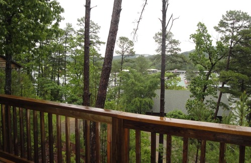 Mount Ida Cottage | Lake view three bedroom, three bath cottage with hot tub overlooking Lake Ouachita. by RedAwning