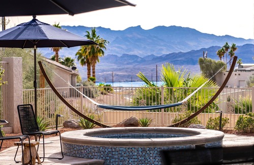 Lake Havasu City House | Lake View Tropical Oasis - Pool & Spa- RV Parking -AMAZING!