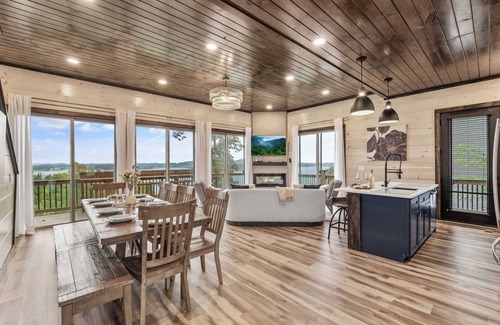 Sevierville Cabin | Lake Views/Heated Pool/Theater/Mtn Views