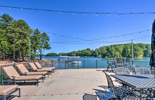 Buford House | Lakefront Buford Getaway w/ Dock + Sundeck!