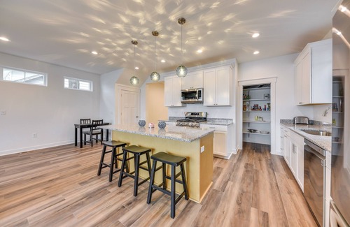 New Munster House | Lakefront Burlington Vacation Rental: Dock + Beach