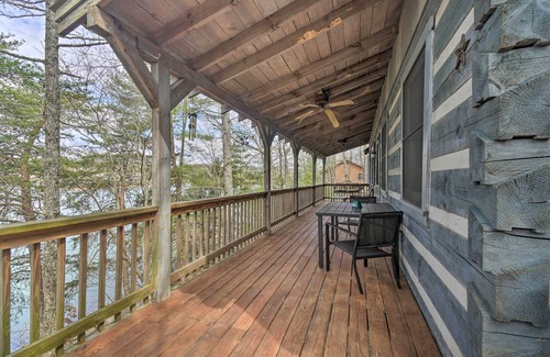 Spring City Cabin | Lakefront Cabin w/Boat Dock & Sunset Views!