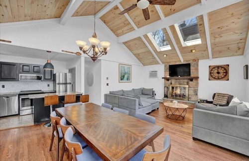 Gouldsboro House | Lakefront Chalet | Hot Tub, Sauna & Firepit | Private Dock