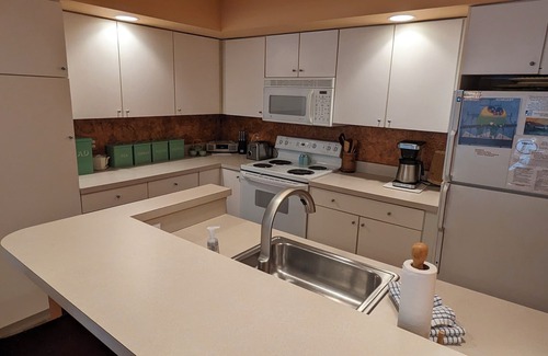Maple City Condo | Lakefront condo on Lake Michigan. Fireplace. Beautiful resort setting.