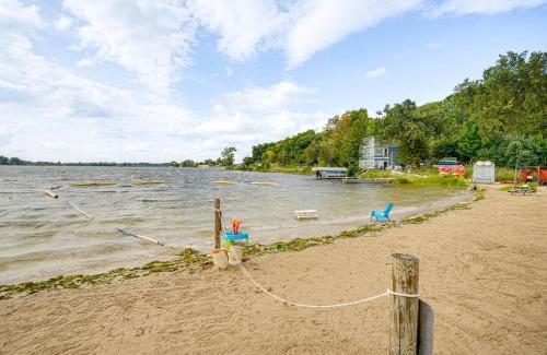 Campbellsport Apartment | Lakefront Condo with Beach Access in Campbellsport!