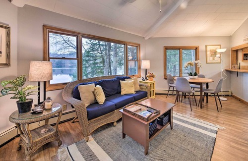 Bucksport House | Lakefront Escape: Boat Dock, Grill, Fire Pit!