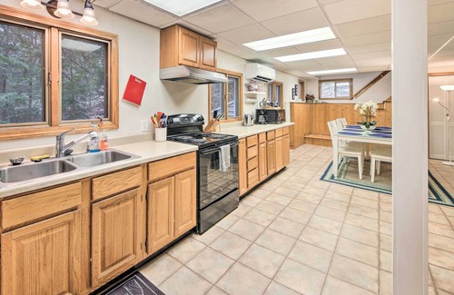 Bucksport House | Lakefront Escape: Boat Dock, Grill, Fire Pit!