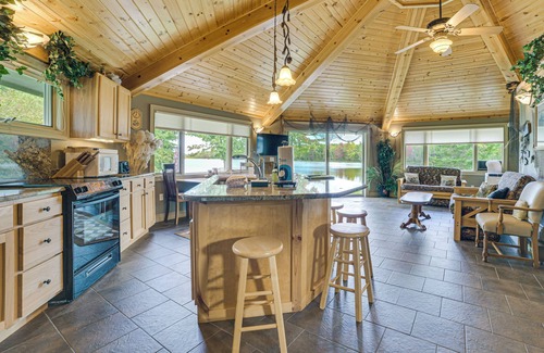 Charlevoix House | Lakefront Gem w/Private Dock & Yard in Charlevoix