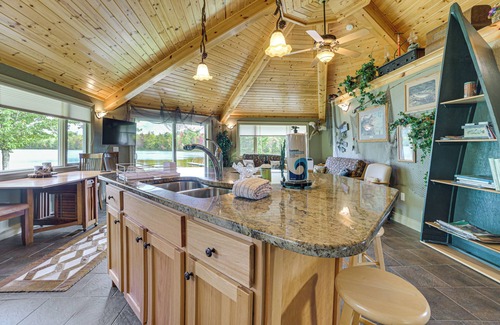 Charlevoix House | Lakefront Gem w/Private Dock & Yard in Charlevoix