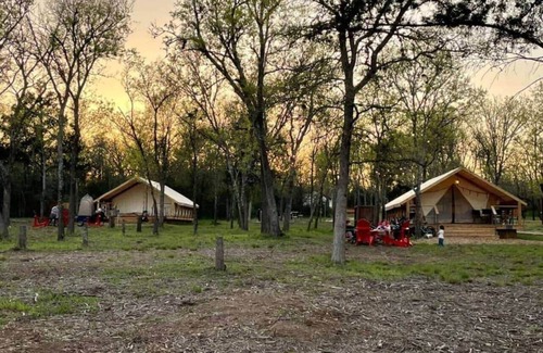 Bastrop Cabin | Lakefront Glamping Safari Tent #6: The Mustang