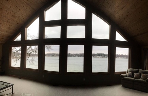 Angola House | Lakefront Home on Crooked Lake, Beautiful Views and Plenty of Space and Hot Tub!