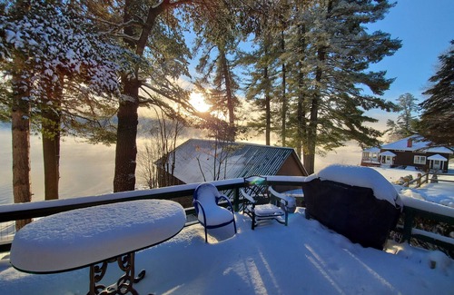 Schroon Lake House | Lakefront home private beach on Schroon Lake