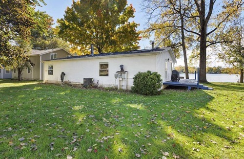 Bloomingdale House | Lakefront Home with Dock, Firepit & Private Deck