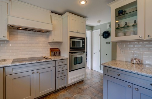 Forestdale House | Lakefront Home with Porch, Patio and Fenced Yard - Short Drive to Beach