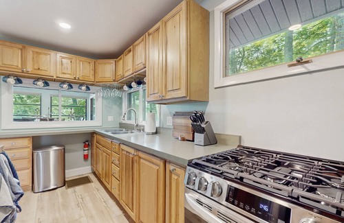 Gloversville House | Lakefront house and cottage with kayaks, hot tub, dock - in ADK Park