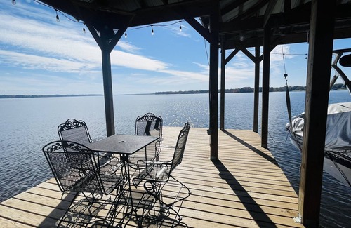 Cherokee County House | Lakefront House with Boathouse
