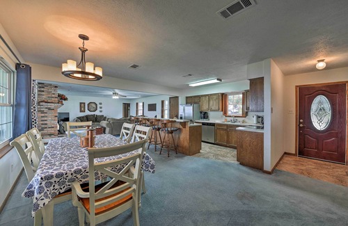 West Livingston House | Lakefront Livingston Home w/Dock, 1 Mi to Launch!