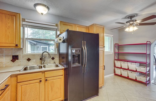 West Livingston House | Lakefront Livingston Retreat w/Dock & Fire Pit!