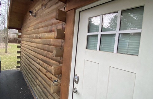 Portage Lakes Cabin | Lakefront Log Cabin in Historical Portage Lakes!