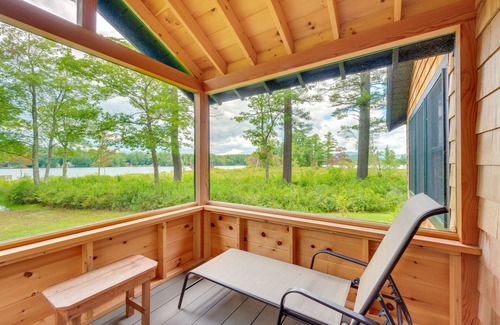 Center Lovell House | Lakefront Lovell Home w/Dock: Walk to Town Beach!