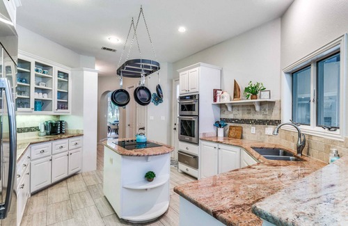 Lakewood Village House | Lakefront Oasis Home w/Pool & Sand Beach