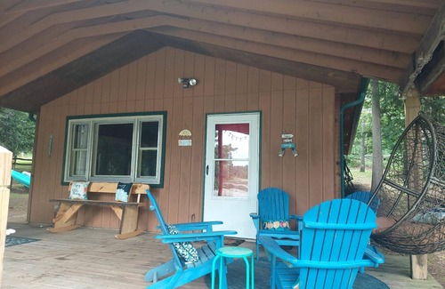 Reed City Cabin | Lakefront Oasis GameRm/Sauna/Fire-pit/DogFriendly/Fishing