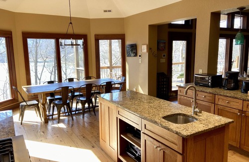 Caryville House | Lakefront on Norris. Spectacular Views! Tram to 1000+ sqft dock! 5 Wooded Acres.