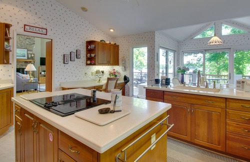 Penhook House | Lakefront Penhook Home w/ Hot Tub & Fire Pit!