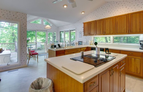 Penhook House | Lakefront Penhook Home w/ Hot Tub & Fire Pit!