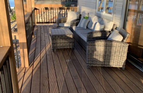 Cartwright Cove House | Lakefront pet-friendly home/private dock with boat slip and two place PWC lift.
