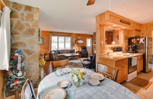 Kalkaska House | Lakefront Retreat w/Pedal Boat & Dock in Kalkaska