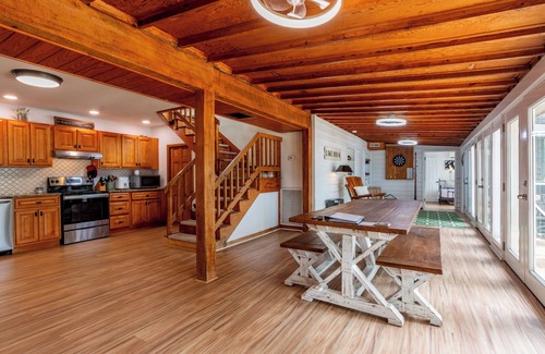 Whiteside House | Lakefront Seclusion! - UPDATED! Dock, Hot tub, fire pit, pet friendly with fee,