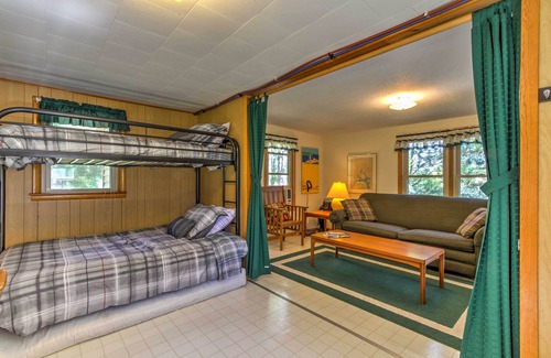 Westfield Apartment | Lakefront Studio Cabin w/ Dock & Fire Pit!
